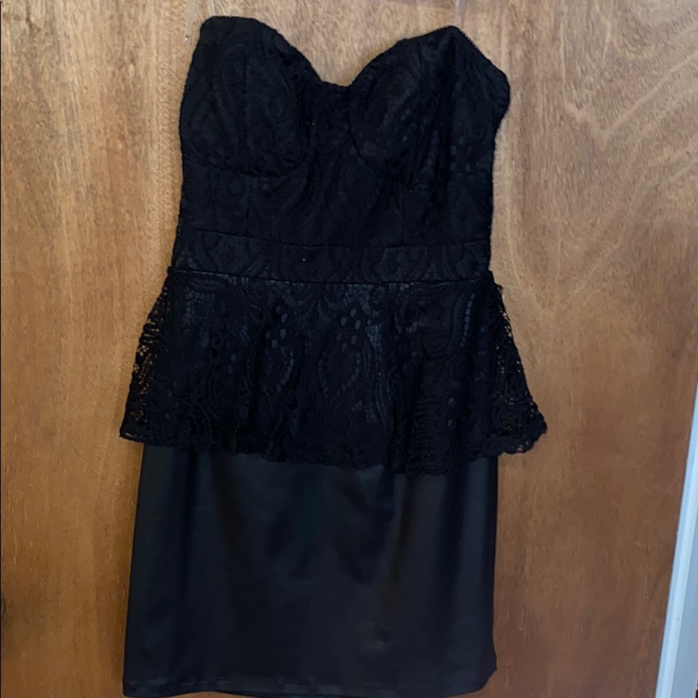 Strapless Mini Dress